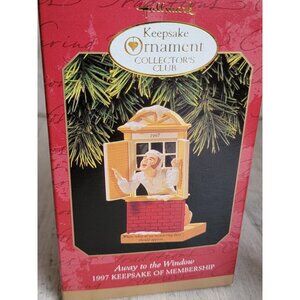 Hallmark 1997 away to the window vintage‎ ornament xmas